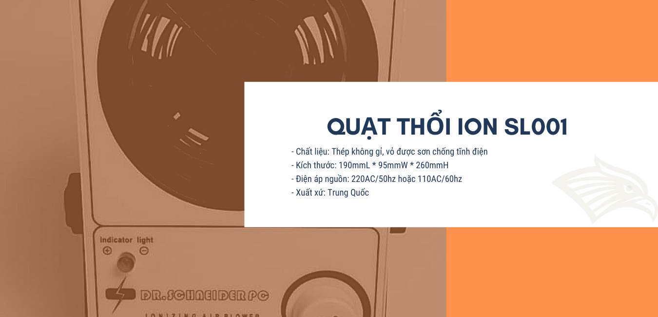 Quạt ion khử tĩnh điện giải pháp tối ưu cho môi trường sạch và an toàn