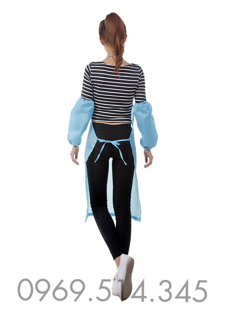 Tạp dề và bao tay bảo hộ lao động cũng được tin dùng trong y tế và nghiên cứu, thí nghiệm