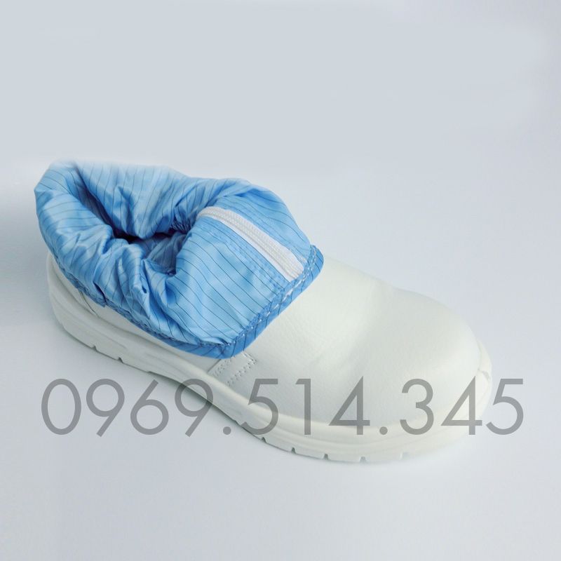 Ủng phòng sạch liền mặt giúp cho người dùng sử dụng dễ dàng, đơn gản, không mất thời gian