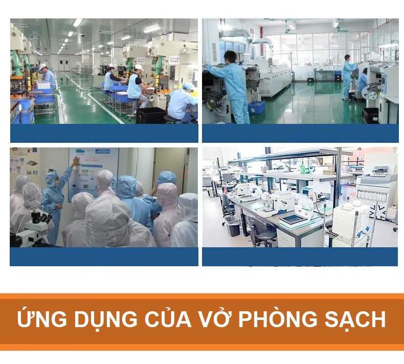 Ứng dụng của Sổ lò xo phòng sạch