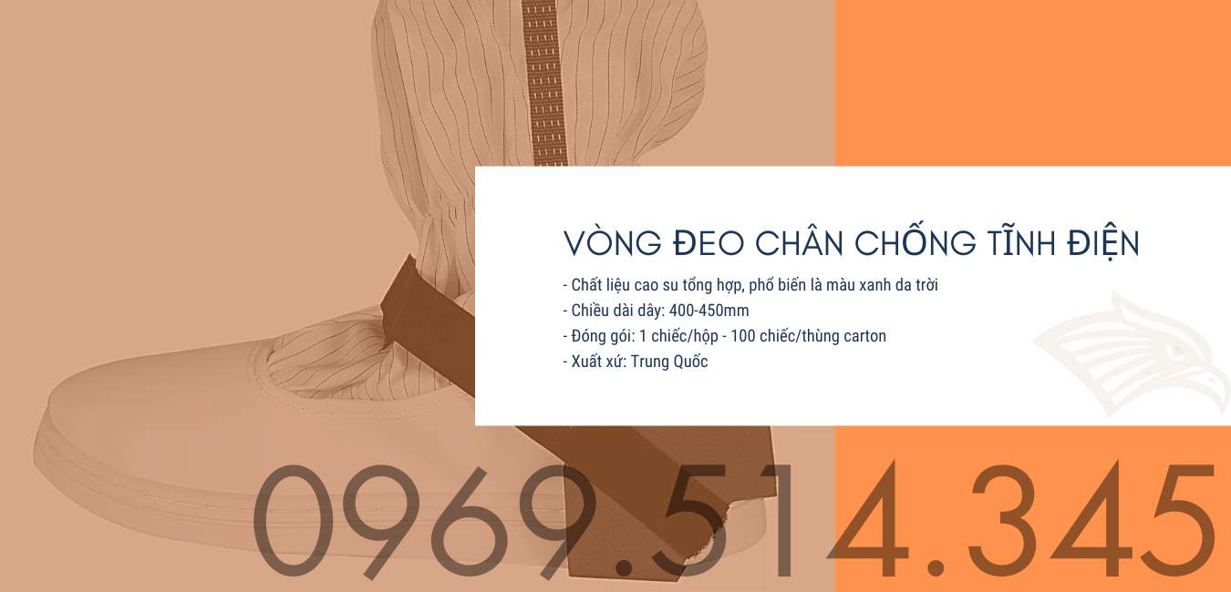 Vòng đeo chân chống tĩnh điện