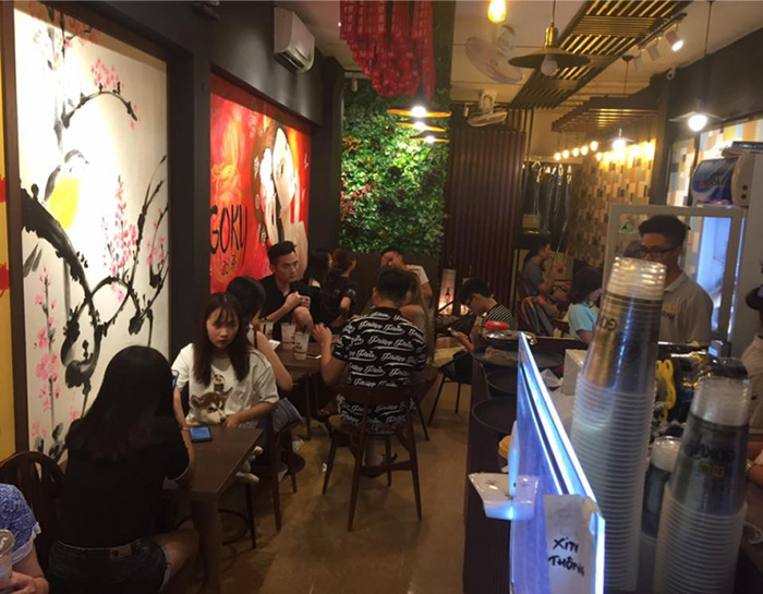 Vẽ tranh tường quán cafe