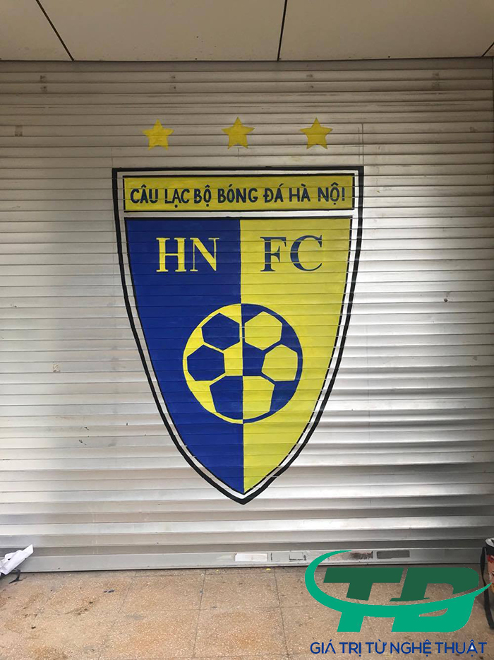 Vẽ Tranh Tường , Vẽ Logo Sân vận Động Hàng Đẫy
