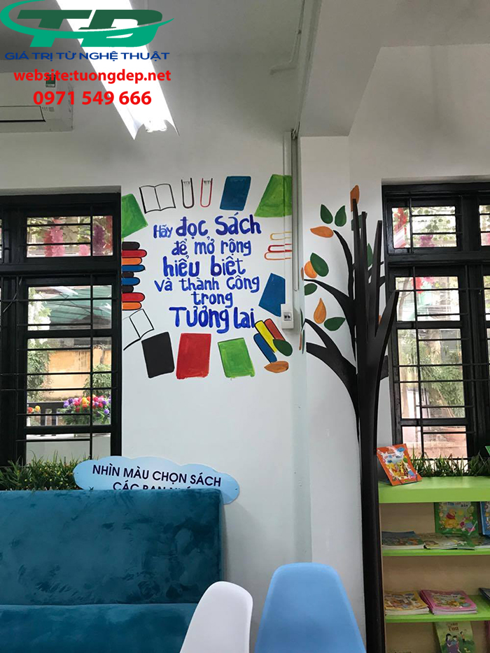 Vẽ Tranh Tường Trường Tiểu Học – Hà Nội