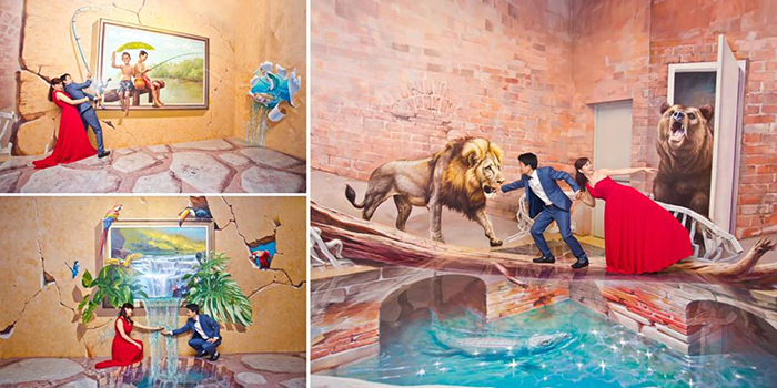 Vẽ Tranh Tường 3D Truyện Cổ Tích Tại Fansipan