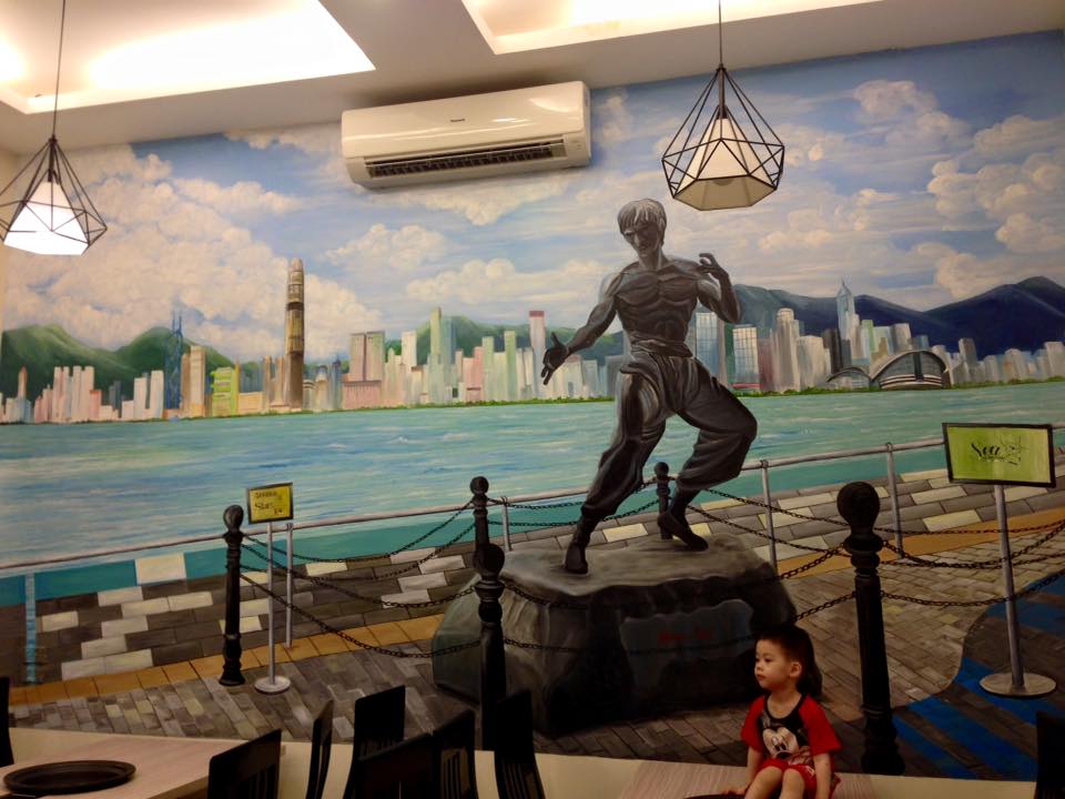 vẽ tranh tường quán cafe đẹp 