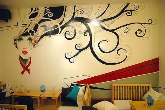 Vẽ tranh tường cho quán ăn nhanh