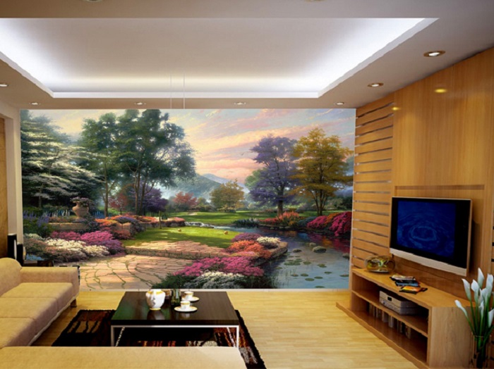 Vẽ tranh tường 3d