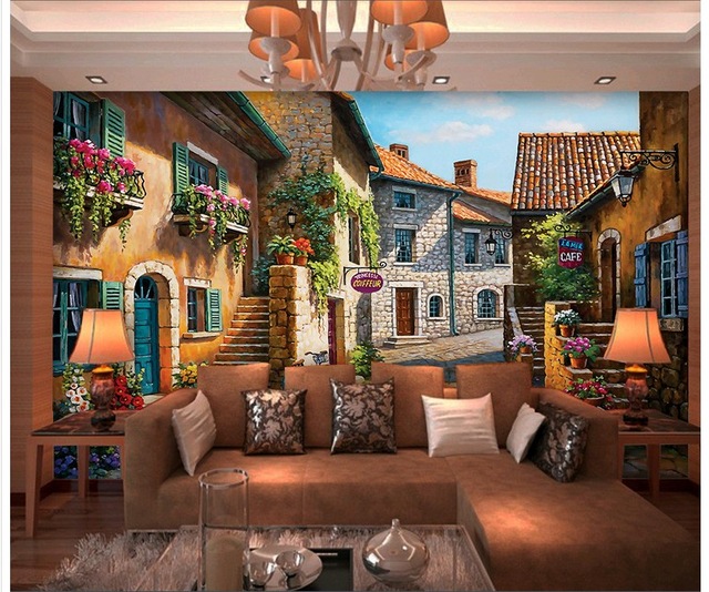 vẽ tranh tường phong cách châu âu