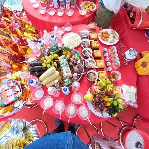 Mâm lễ cúng cô hồn