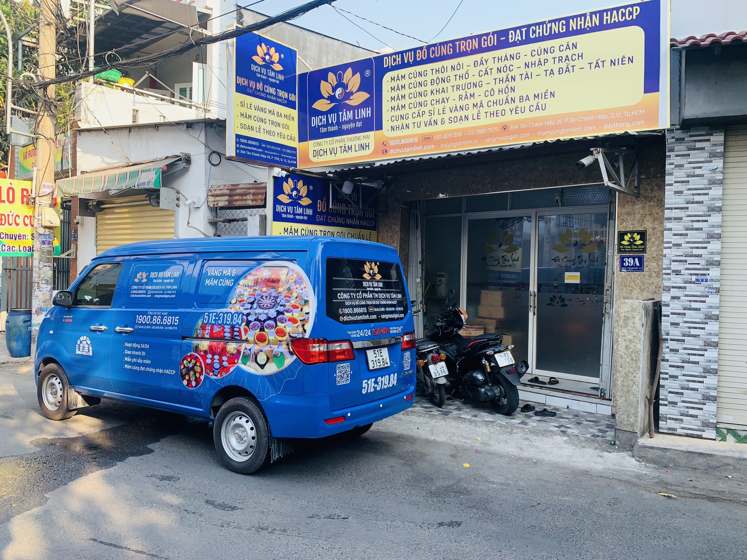 Xe ô tô Tâm Linh - Văn Phòng Tân Chánh Hiệp