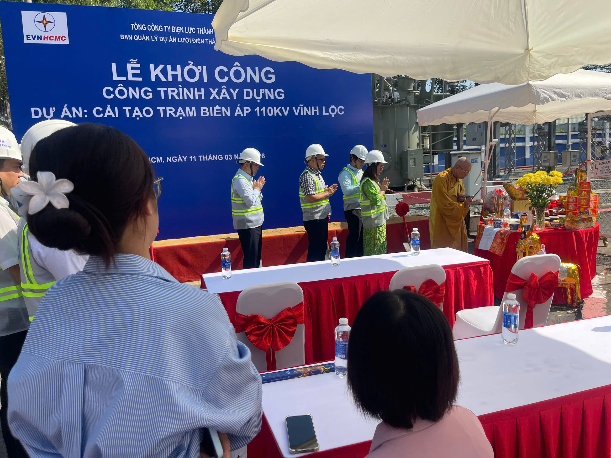 Khi Dòng Điện Gặp Lòng Thành: Lễ Động Thổ Trạm 110kV Vĩnh Lộc