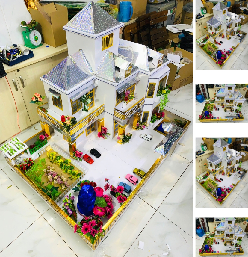 Biệt thự sân vườn vàng mã VIP18 (Mẫu đặt làm thủ công - Đặt trước 7 - 10 ngày)