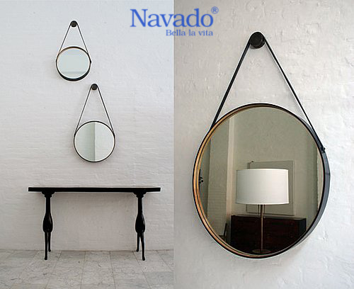 Gương tròn treo dây - Xu hướng gương của thời đại