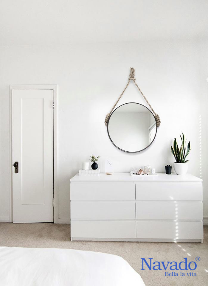 Gương tròn treo dây - Xu hướng gương của thời đại