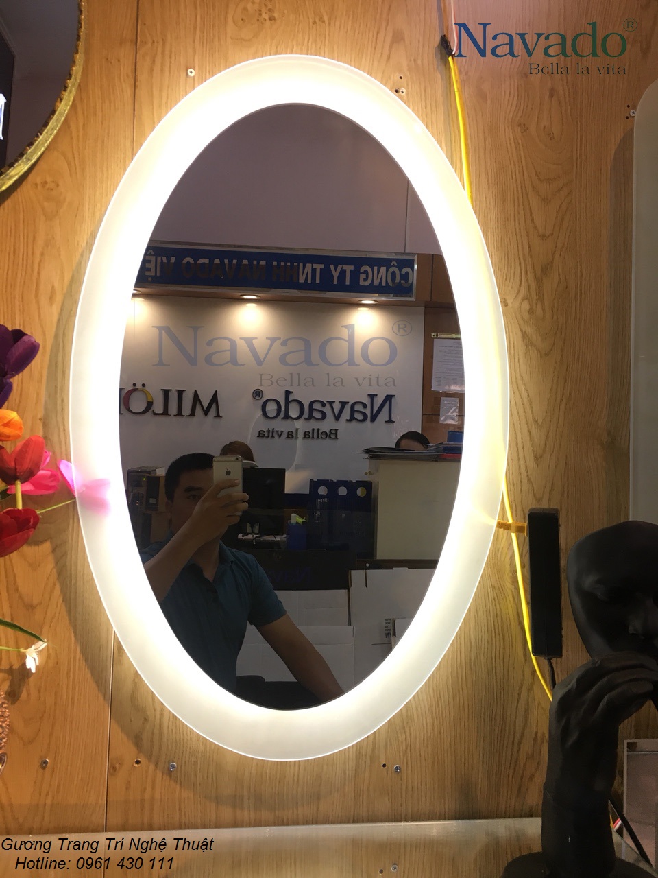 Tăng thêm ánh sáng với gương đèn led