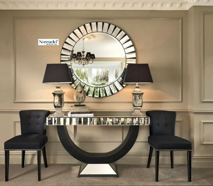 Gương phòng khách- ý tưởng trang trí nội thất độc đáo mới lạ