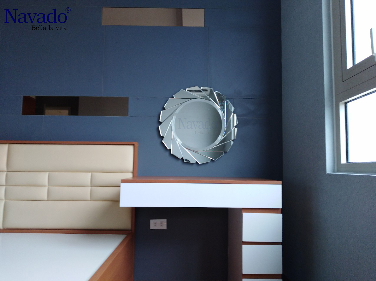 Đặt gương phù hợp phong thủy là tăng vượng khí và luân chuẩn năng lượng