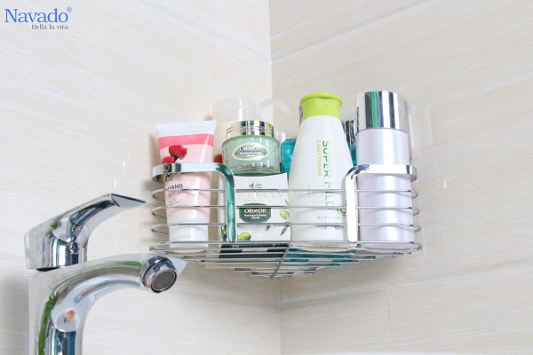 kệ góc inox đựng đồ nhà tắm