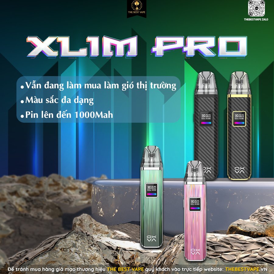 XLIM DẪN ĐẦU XU HƯỚNG POD SYSTEM NĂM 2024  Xlim Pro xu hướng hiện đại