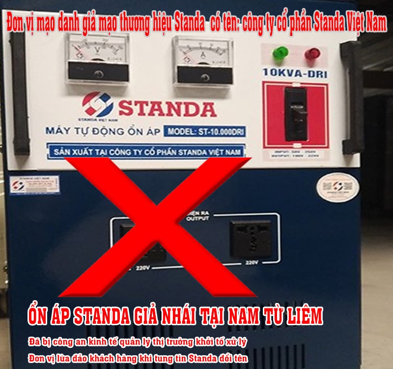 ổn áp standa giả nhái tại Nam từ liêm