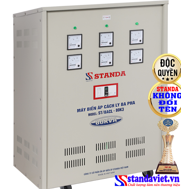Biến áp cách ly Standa 80kVA Biến áp cách ly Standa 80kVA
