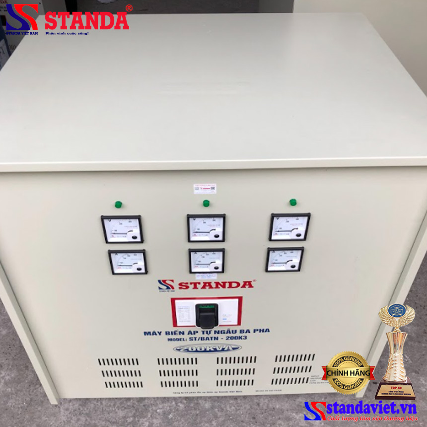 biến áp tư ngấu Standa 200KVA thế hệ mới 