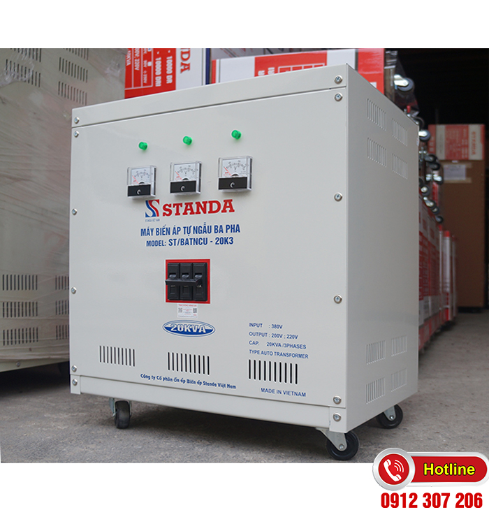 Biến áp tự ngẫu Standa 20kVA