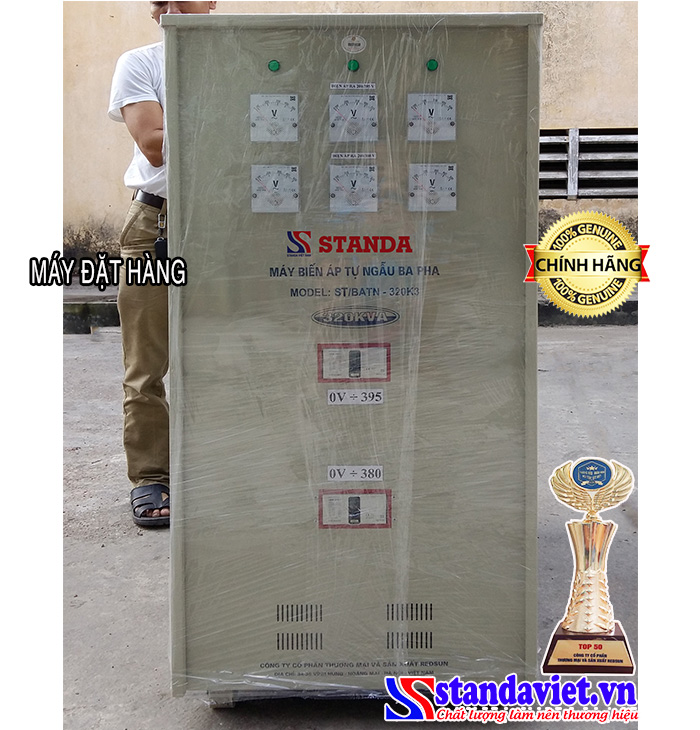 Biến áp tự ngẫu Standa 320kVA 3 pha Biến áp tự ngẫu Standa 320kVA 3 pha