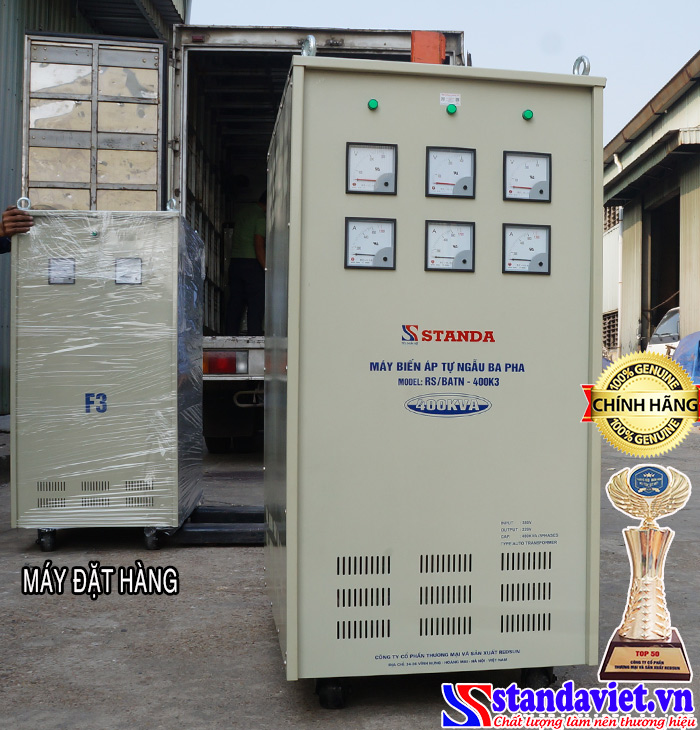 Biến áp tự ngẫu Standa 400kVA 3 pha Biến áp tự ngẫu Standa 400kVA 3 pha