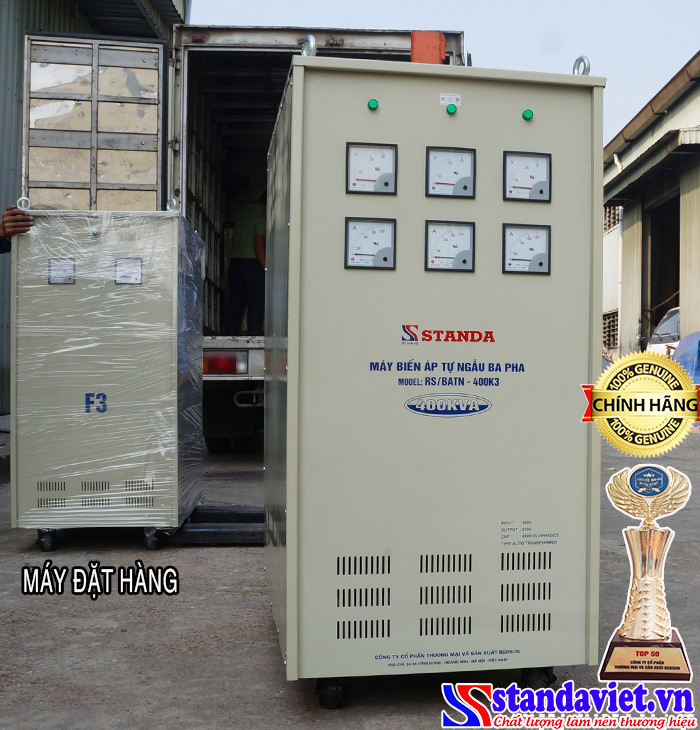 Biến áp tự ngẫu Standa 400kVA 3 pha