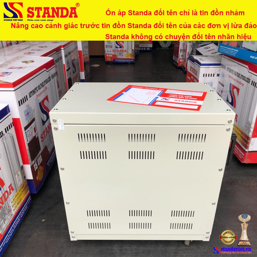 Ổn áp STANDA đổi tên