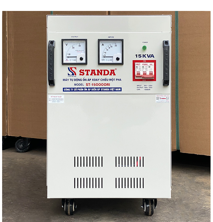 Ổn áp Standa 15kVA dây đồng giá tôt ở đâu