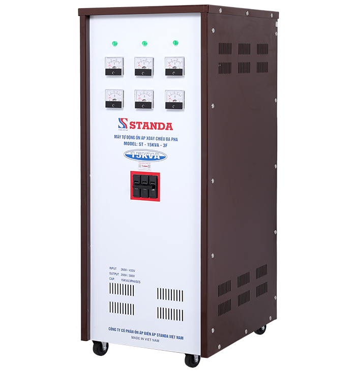 Ổn áp Standa 15kVA dải 260v-430v chính hãng