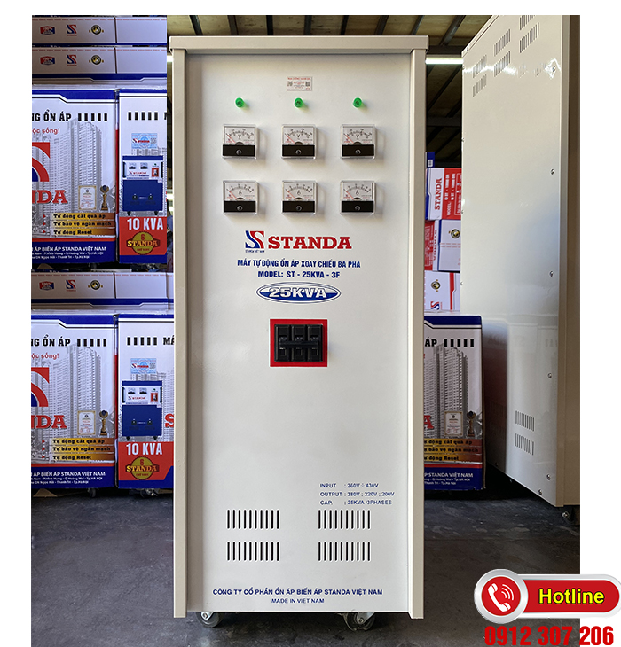 Ổn Áp Standa 25kVA 3 Pha chính hãng