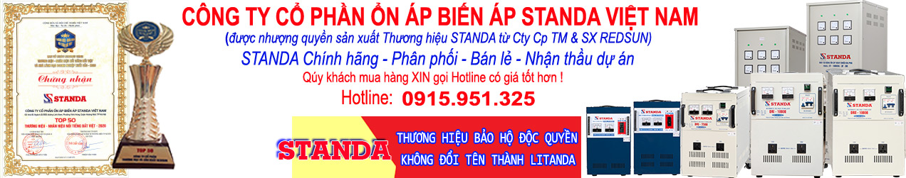 Ổn Áp Standa Chính Hãng Công ty CP Ổn Áp Biến Áp Standa Việt Nam