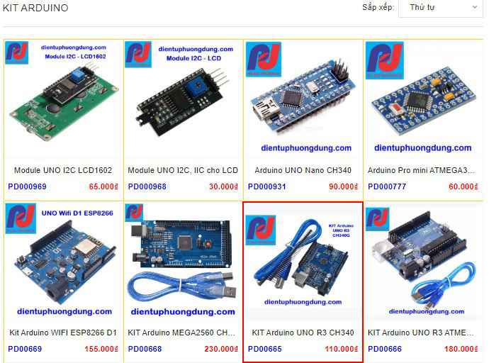 Mua arduino ở đâu?