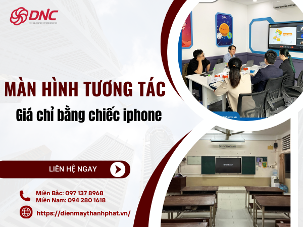 màn hình tương tác giá rẻ