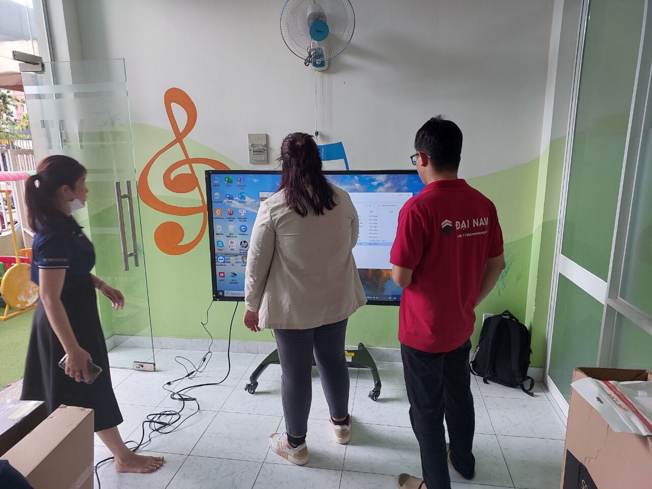 Ứng dụng khung tương tác Gaokeview trong giáo dục