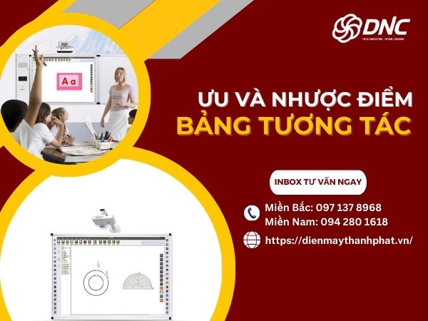 ưu và nhược điểm của bảng tương tác