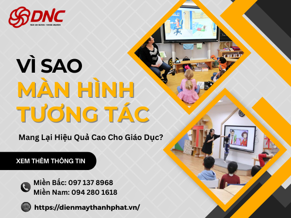 màn hình tương tác cho giáo dục