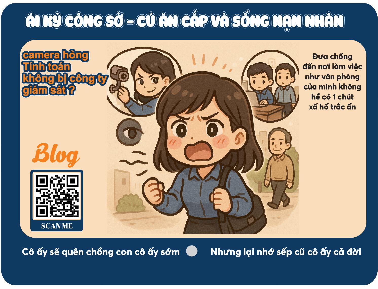 Nhân viên phản bội ái kỷ chốn công sở vừa ăn cắp vừa la làng