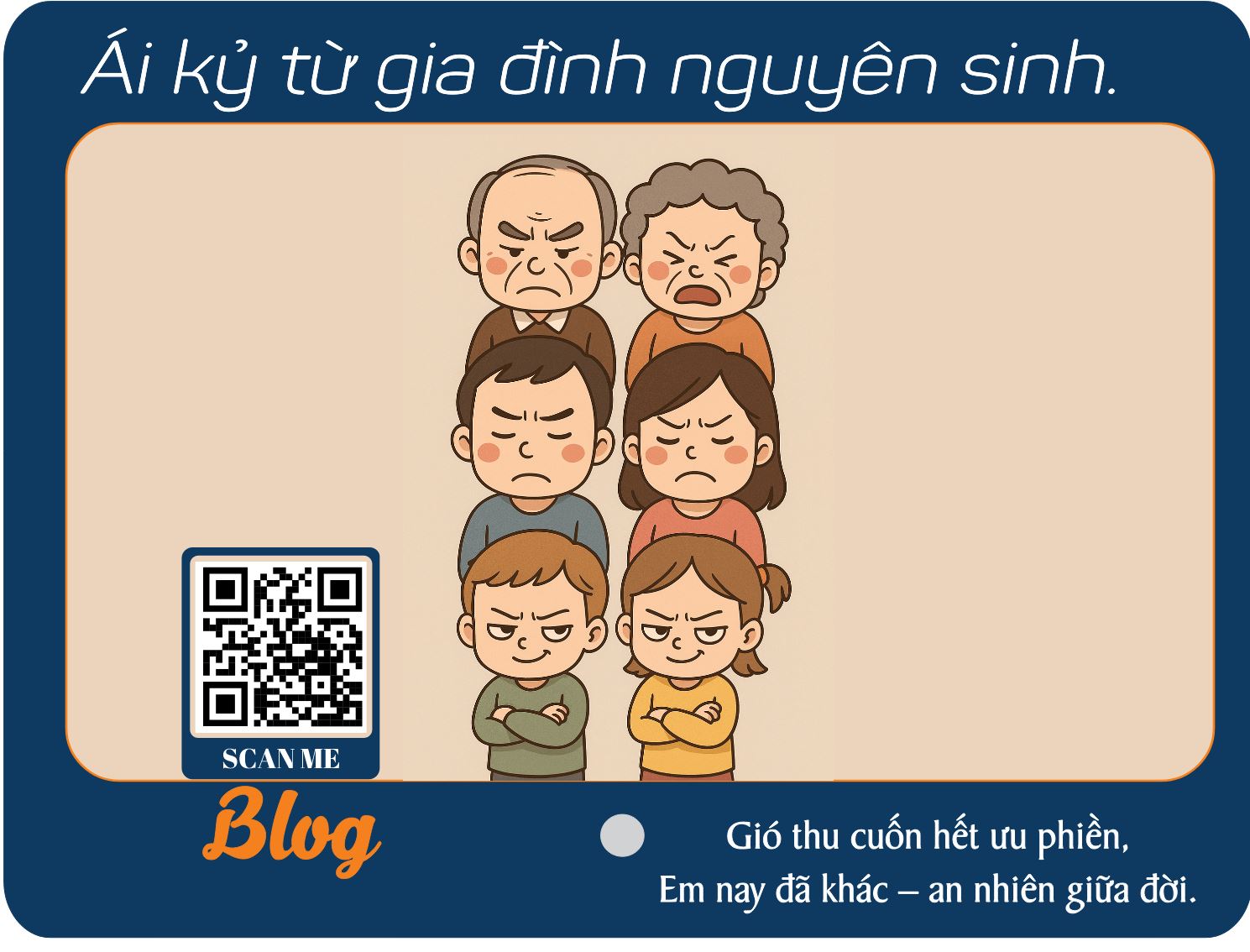 Ái kỷ ra đời, nỗi đau trong gia đình nguyên sinh truyền thừa.