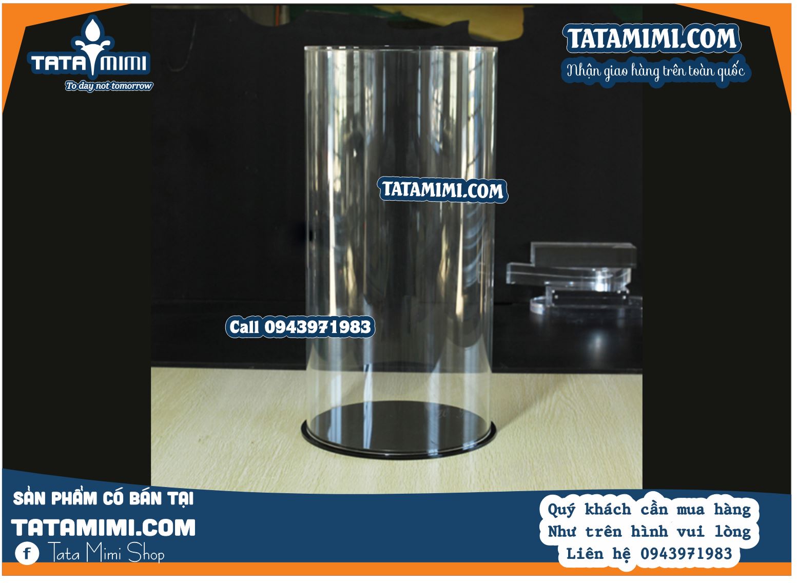 Ống mica đặc trong suốt và sủi bọt