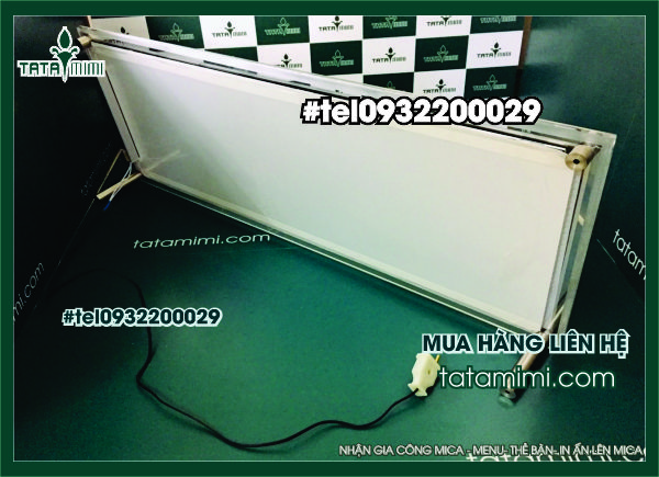 Menu led thay thế cho menu giấy