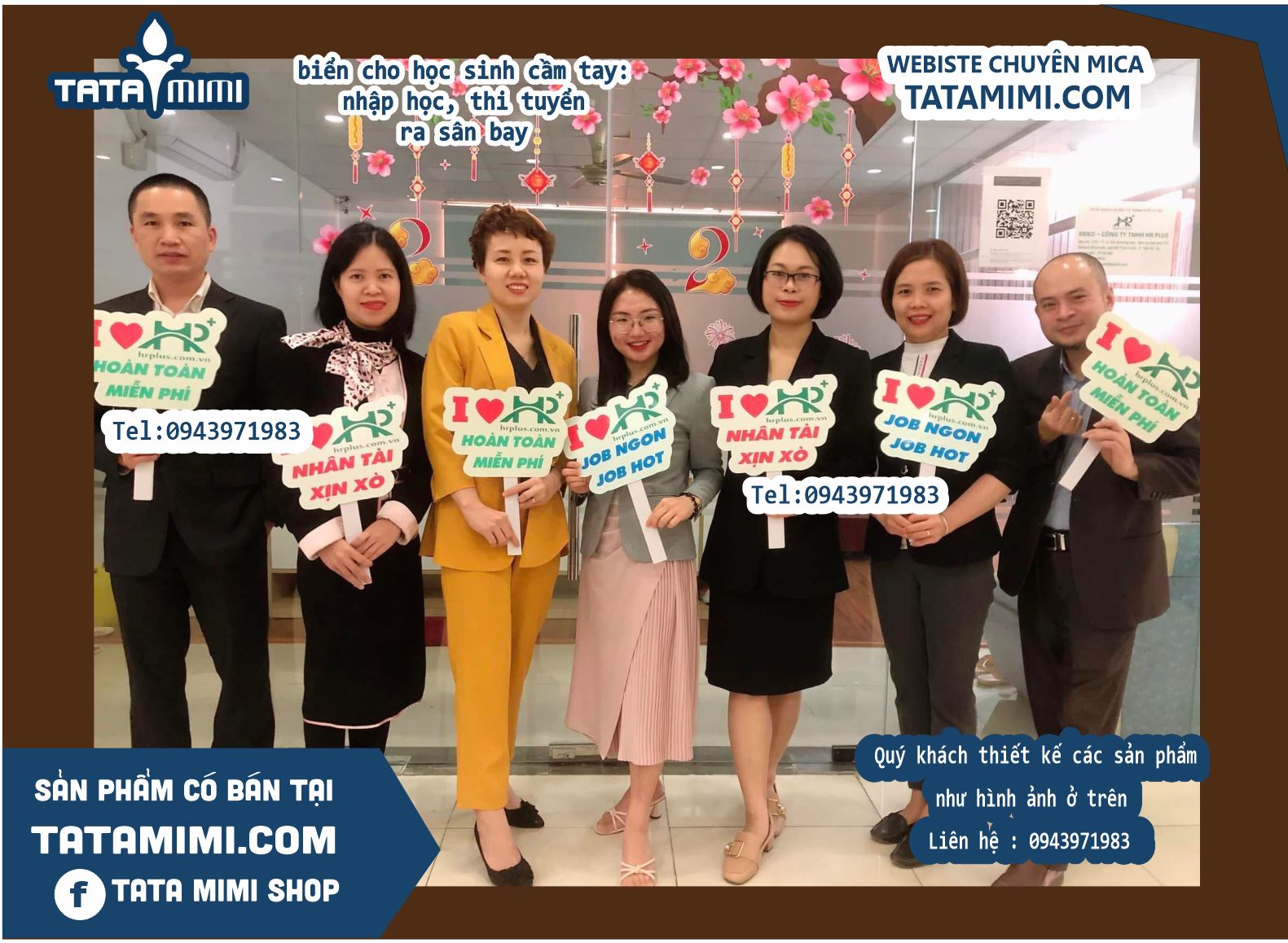 Bảng fomex với nội dung cán pp