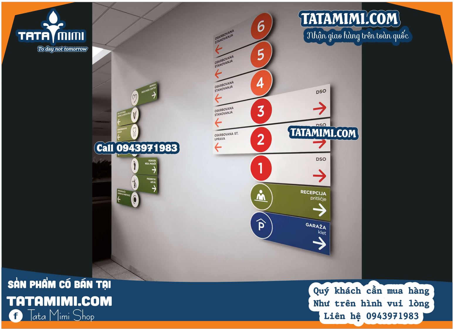 Biển chỉ dẫn làm chất liệu inox