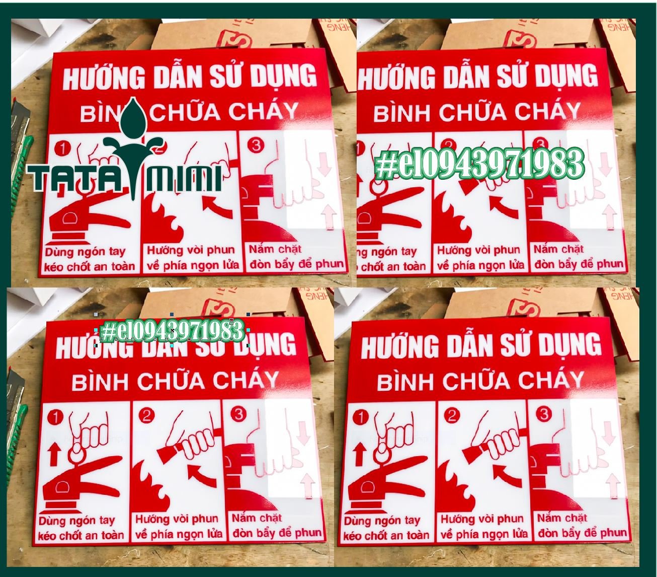 Biển Bình Chữa Cháy trong các trung tâm thương mại siêu rẻ