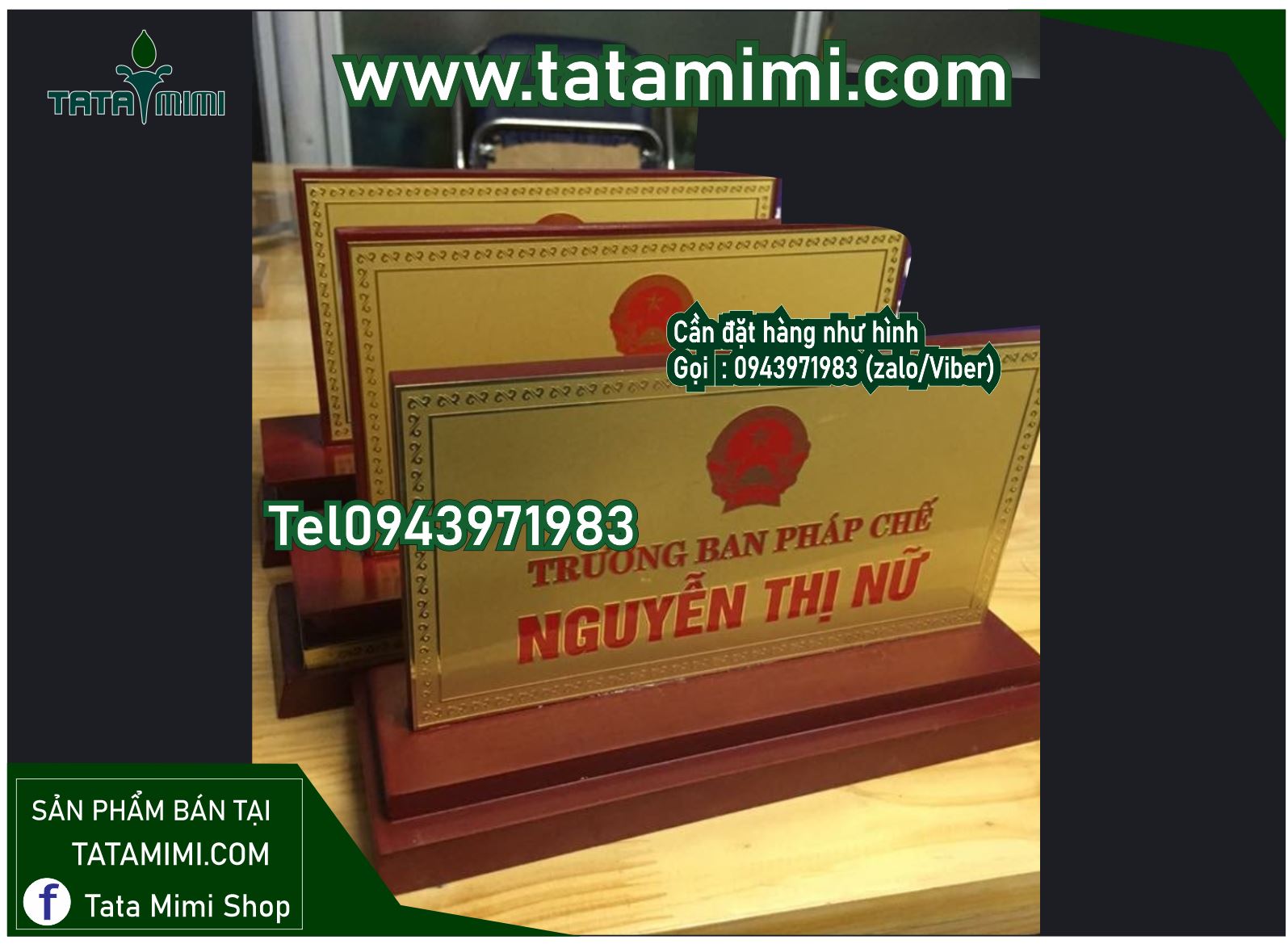 Bảng chức danh cho giám đốc