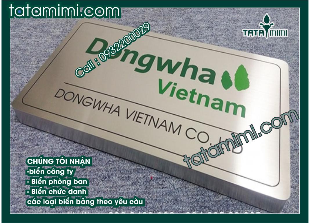 Biển công ty các loại- các mẫu biển công ty